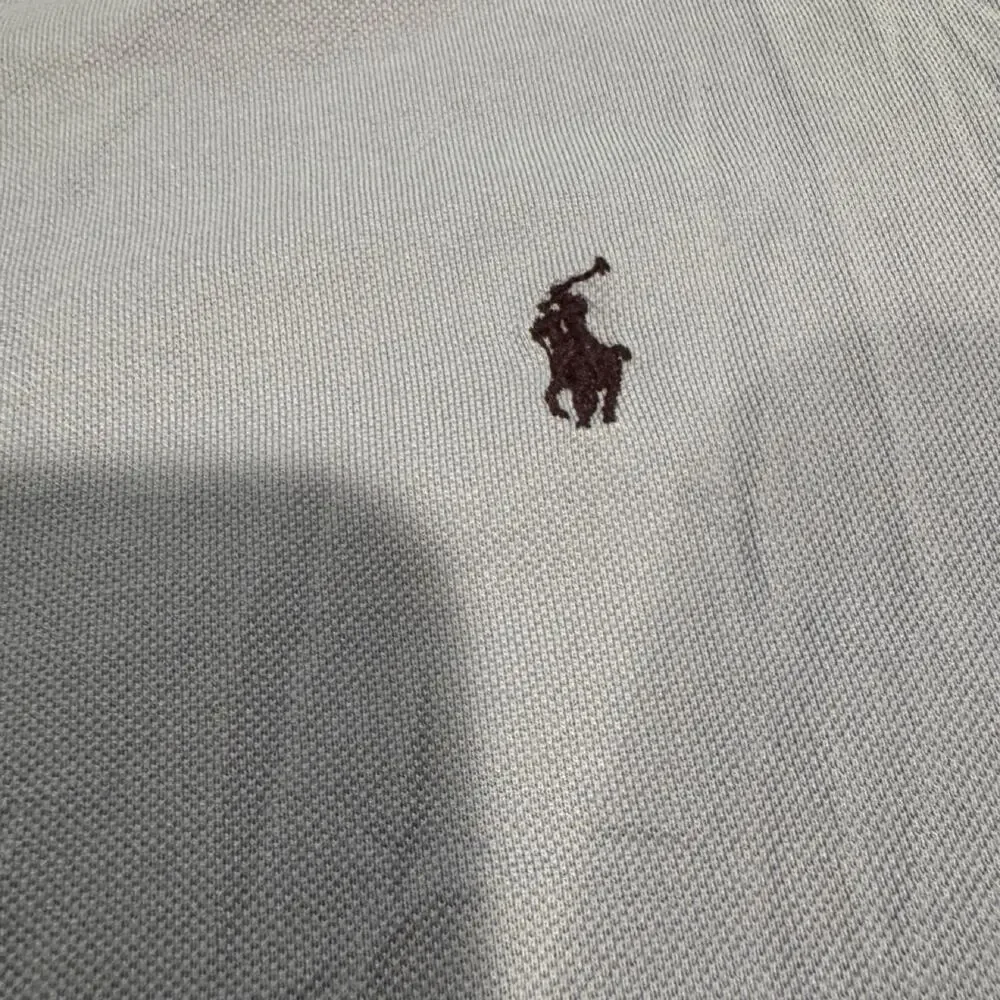 Polo Ralph Lauren Gray Striped Long Sleeve Polo Shirt Men’s XL